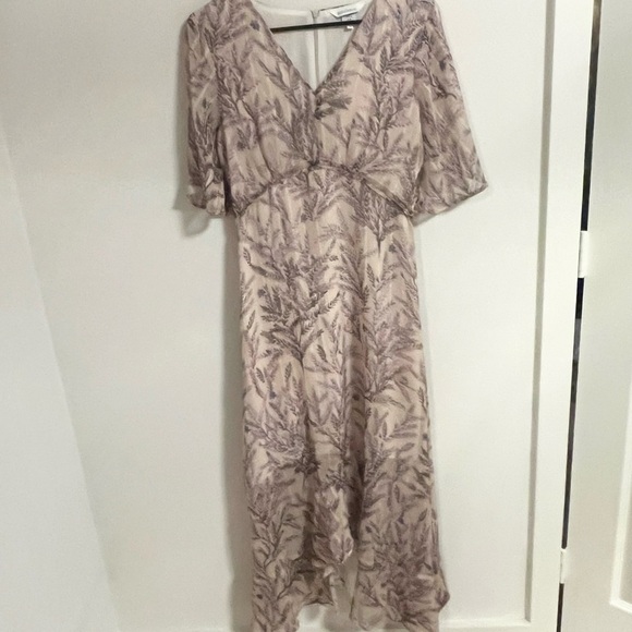 Sundance Lilac Springs Chiffon ruffle hem Midi Dress - Picture 8 of 8